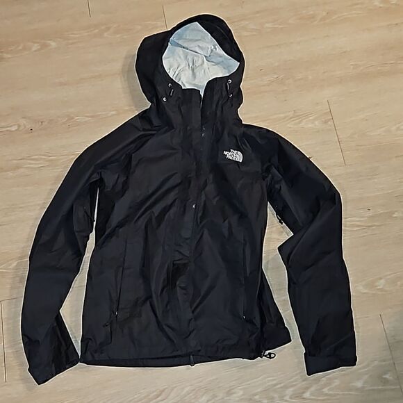 The North Face Jacket Womens Small HyVent Hooded Windbreaker Zipper Pink - Picture 6 of 7